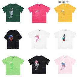 Tshirts Men t Shirt Mens Designer Summer Pink Young Thug Women Quality Foaming Printing Web Pattern Tshirt Fashion Top Lux GIJL GIJL OSLQ