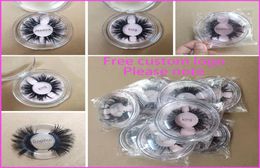 Newest 25MM 3D Mink Eyelashes Long Dramatic 100 Mink Eyelash Makeup 5d Mink Eyelashes Thick Long False Eyelashes Eyelash Exte5351929