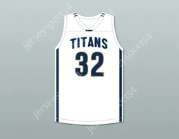 CUSTOM NAY Name Youth/Kids VINCE WILLIAMS JR 32 ST. JOHN'S JESUIT HIGH SCHOOL AND ACADEMY TITANS WHITE BASKETBALL JERSEY 1 Stitched S-6XL