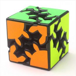 Magic Cubes 2x2 3x3 Gear Magic Cube Shift Speed Puzzle Cubo Educational Children Twist Puzzle Magico Cubos Toys For Boys Kids Y240518