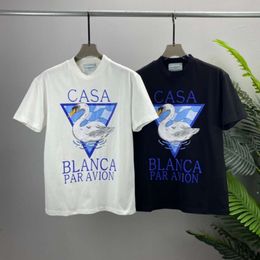Casablanca Men's T-shirts Fashion Brand 23ss New Short Sleeve T-shirt for Men and Women Half Sleeve Summer Designer Casa Blanca Pm8w