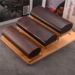 Vazrobe PU Leather Glasses Case Brown spectacles Box Reading Glasses Storage Clean Cloth Free Send 240518