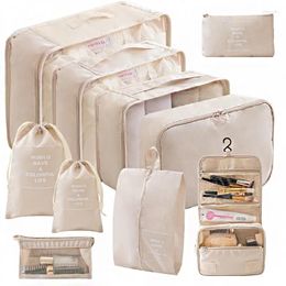 Storage Bags 6pcs Set Travel Pouches A Must-have For Organising Your Luggage And Streamlining Packing Process