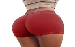 Lady Elastic Underwear Europe Russia fashion women red blue Solid color cute Slim Tight Protruding hips sexy Gym party Shorts Pant2655069