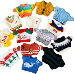 Doll Clothes for 20cm Korea Kpop EXO Dolls Plush Star Clothing Sweater Stuffed Toy Outfit Idol Accessories 240518