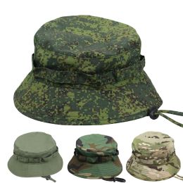 Waterproof Wide Brim Bucket Hat Packable Boonie Hat for Fishing Hiking Gardening Beach Multicam Tactical Airsoft Sniper Boonie Hats Army Accessories