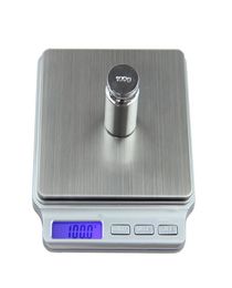 Digital Pocket Gramme Scale 2000g x 01g Kitchen Cooking Weighing Tools Electronic Balance Weight Scale Stainless Steel Platform T205277067