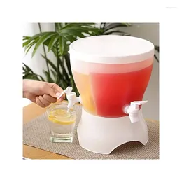 Storage Bottles Portable And Rotatable Cold Water Bucket With Separator For Large Capacity Beverage Dispenser Perfect Parties Weddings