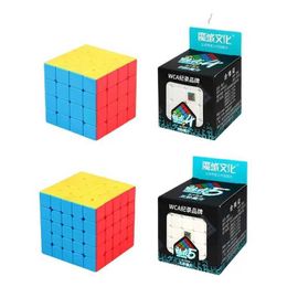 Magic Cubes MoYu Cube Professional 2x2 3x3 4x4 5x5 Smooth Magic Cube Stickerless Puzzles Speed Cube Gift Children Education Fidget Toys Y240518