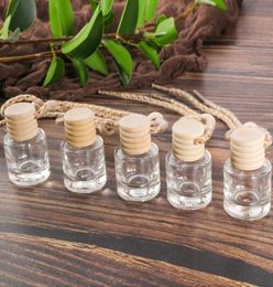 Car perfume bottle Essential Oils Diffusers pendant ornament air freshener fragrance empty glass bottles7566676