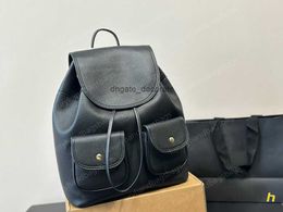 Backpack Style WYG Designer bag 34cm Classic styleBackpack Black Plain Travel Handbags Men Women Leather Backpack School Bag Fashion Knapsack Back pack Satchels R
