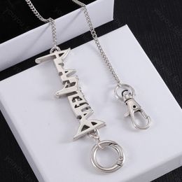 Designer Necklace Mens Luxury Brand Pendant Necklaces Fashion Letters Keychain Ladies Jewelry Chain Popular Jewellry Gifts 925 Silver -3