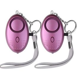 130db Egg Shape Self Defense Alarm Girl Women Security Protect Alert Personal Safety Scream Loud Keychain Survival Alarms Tool