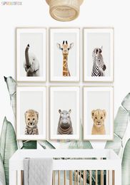 Home DecorPainting amp Calligraphy Baby Room Animal Decorativo Elephant Art Prints On The Wall Poster Canvas Deco Mural2553285