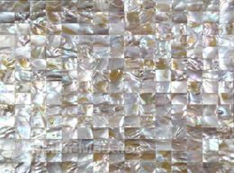 natural iridescent Colour 100 natural Chinese freshwater shell mother of pearl mosaic tile for interior house decoration square st4305959
