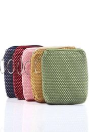 Cute Dot Printing Zipper Min Coin Purses Mix color012341287115