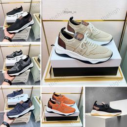 Dress Shoes 2024 berluti shadow knit leather sneakers Designer running shoes Men sports Stretch cloth Casual Shoes Leather Running Trainers Shoes man