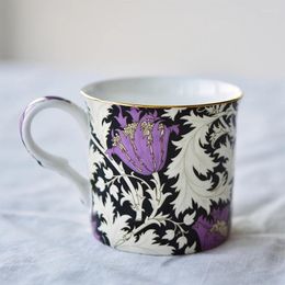 Mugs British Bone China Creative Nordic Retro Domestic Coffee Bone-China Cup Mark