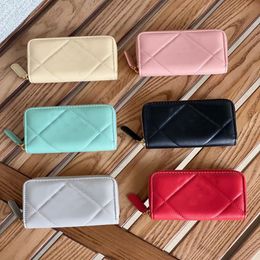 Ladies Classic Rhombus Short Wallet Caviar Wallet Long Fashion Coin Casual Mounte 23 336G