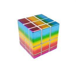 Magic Cubes 3x3x3 Rainbow Magic Cube Speed Puzzle Cubes Special Educational Toys For Kids Child Magic Cube Puzzl Y240518