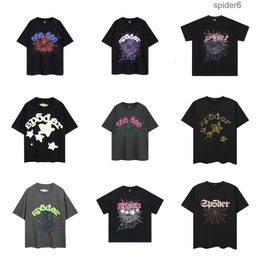 Men t Shirt Pink Young Thug Women Quality Foaming Printing Web Pattern Tshirt Fashion Top HGWC