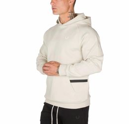 mens Hooded sweatshirt hoodies gyms Fitness workout Fashion leisure Jacket black Tracksuits Brand Sportswear clothing new5479336