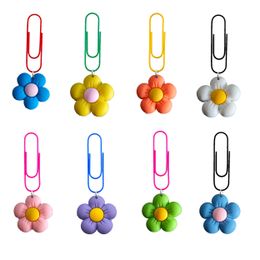 Foot Care Tools Floret Cartoon Paper Clips Shaped Paperclip For School Bk Nurse Gift Cute File Note Gifts Colorf Memo Pagination Organ Otb2F