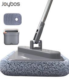 Joybos Floor Mop with Bucket Decontamination Separation for Wash Wet and Dry Replacement Rotating Flat 2108307365593