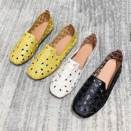 Casual Shoes Shallow Flat Women Doug Solid Color Flora Slip On Breathable Ballet Flats Loafers Comfort Ladies