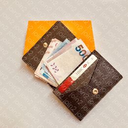 Enveloppe Carte de Visit M63801 Designer Fashion Men Coin Business Kreditkarten -Tickethalter Key Case Luxus Taschenorganisator Brieftasche N 2828