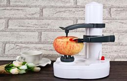 4 Colours Electric Peeler for Vegetable Fruit Kitchen Tool with Two Spare Blades Automatic Stainless Steel Peeling Machine C18122203716968