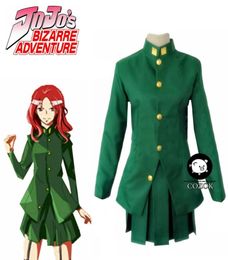 Jojo039s Bizarre Adventure Kakyoin Noriaki Outfit Suit Coat Dress Cosplay Costume Custom Made Any Size5563255