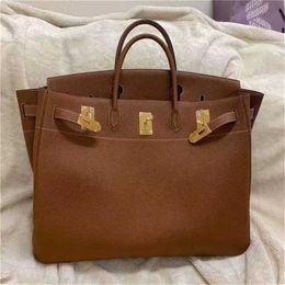 Designer Platinum Handbag 50cm Totes Cowhide Customized Limited Edition Top Quality handbag bag handmade with togo leather makeC7EK