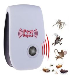 Ultrasonic Pest Reject Repeller Control Electronic Pest Repellent Mouse Rat Anti Rodent Bug Cockroach Mosquito Insect Killer1958710