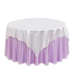 Table Cloth 35 Colour Tablecloths White Overlay Cover Bright Smooth Fabric For Wedding Party Restaurant Banquet Decorations