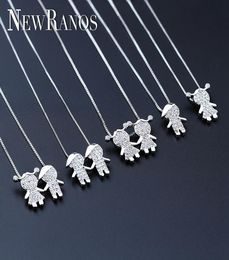 New Gift New Design Boy And Girl Pendant Necklace Jewellery For Women Party Jewellery Pgy046 J1906254603196