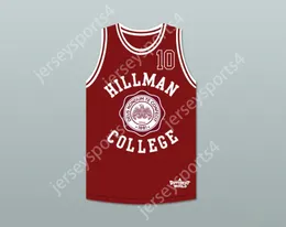 CUSTOM NAY Name Youth/Kids RONALD 'RON' JOHNSON 10 HILLMAN COLLEGE Theatre MAROON BASKETBALL JERSEY A DIFFERENT WORLD Top Stitched S-6XL