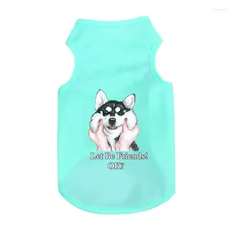 Dog Apparel Luxury Autumn Print Cartoon Puppy Pet Clothing Vest Clothes Comfortable And Breathable