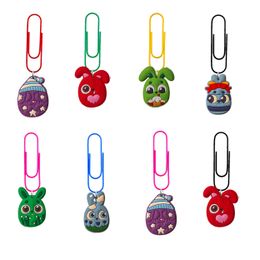 Pendants Mticolored Rabbit Cartoon Paper Clips Colorf Paperclips For Nurse Funny School Office Supply Student Stationery Cute Gifts Me Otnvi