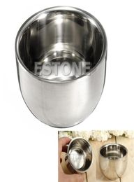 Whole New Stainless Steel Metal Shaving Shave Brush Mug Bowl Cup 72cm Cup Mat Mug Press9007630