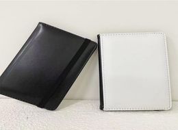 Sublimation Passport Holder PU Leather Purse DIY Blank Card Bag Heat Transfer Wallet Document Storage Bags9804720