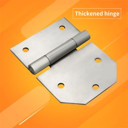 304 stainless steel heavy-duty thickened load-bearing hinge industrial machinery hinge, folding door metal loose leaf