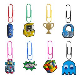 Other Arts And Crafts Game 63 Cartoon Paper Clips Cute Bookmark Colorf Office Supplies Gifts For Students Funny Book Markers Teacher N Oty0Q