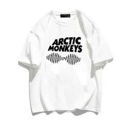 Men's T-Shirts Arctic Monkeys Creativity Printed T Shirt Women Male Casual Clothing Y2k White O-neck T Shirt Fashion Strtwear Clothes Y240516