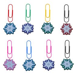 Banner Flags Snowflake Cartoon Paper Clips Cute For School Bookmarks Bk With Colorf Gifts Girls Shaped Drop Delivery Otyvn