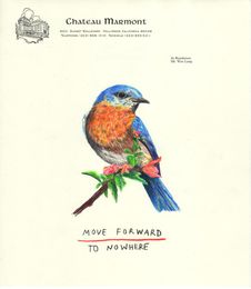 Wes Lang Artworks Blue Bird Move Forward To Nowhere Art Print Poster Popaper 16 24 36 47 inches4226982