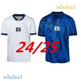 2024 El Saador Soccer Jerseys 25th anniversary SPECIAL 2023 23 24 25 Home Blue Away White National TeamSoccer Shirt Short Sleeve Customized Football Uniform 999