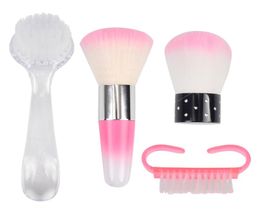 Nail Cleaning Brush File Nail Art Tools Manicure Pedicure Soft Remove Dust Small Angle Clean Brush For Nail Care Tool RRA13189408967