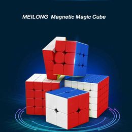 Magic Cubes Profession Magnetic 2x2 3x3 Magic Cube 3x3x3 2x2x2 Speed Puzzle Toy 33 22 Cubo Magico Children Educational Toys Educ Toy Y240518