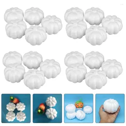 Decorative Flowers 20 Pcs Foam Pumpkin Fruit Toys Imitation Halloween Craft Materials Ball DIY Pumpkins Festive Decor Fake Child Harvest